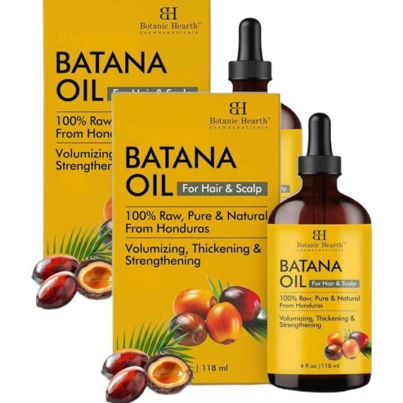 Pack of 2 - Raw Batana Oil for Hair Growth 118 ml 100% Pure & Unrefined Oil from Honduras For Thicker, Stronger Hair