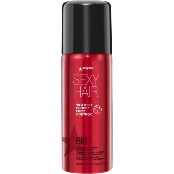 SexyHair Big Weather Proof Frizz Control Finishing Spray, 1.6 oz | Lightweight | Up to 72 Hour Humidity & Flyaways Resistance | Flexible & Adjustable Hold