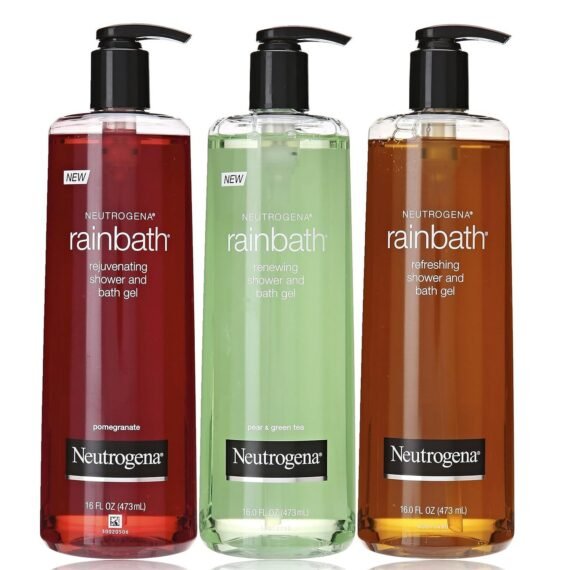 Neutrogena Rainbath Multi-pack of 3, 1 Original Formula, 1 Pomegranate and 1 Pear & Green Tea, 16 fl oz bottles 16 fl oz - Pack of 3Fluid Ounce
