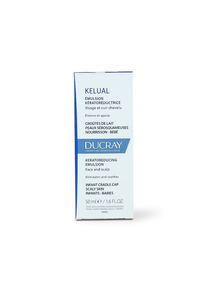Ducray Kelual Keratoreducing Emulsion Face & Scalp 50ml