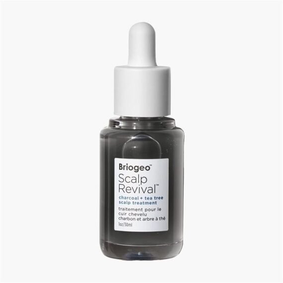 Scalp Revival Charcoal + Tea Tree Scalp Treatment, Scalp Serum to Soothe a Dry, Flaky, Itchy Scalp, Vegan, Phalate & Paraben-Free, 1 Ounce