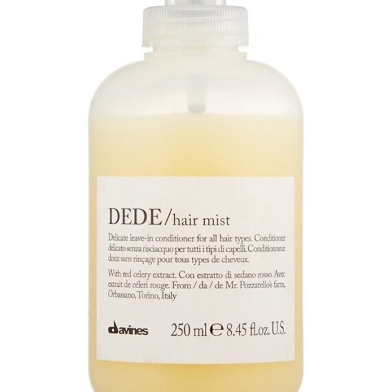 DEDE Hair Mist, Lightweight Leave-In Conditioner, Moisturize While Adding Shine, Adds Combability To Fine Hair, 8.45 Fl. Oz.