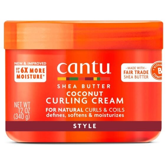 U/S/H/ Cantu Shea Butter Coconut Curling Cream 12 Oz