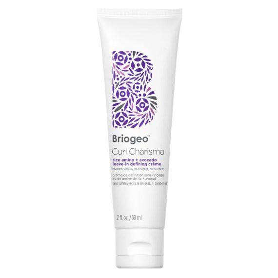 Briogeo Curl Charisma Rice Amino + Avocado Leave-In Defining CrÃ¨me, Anti Frizz Hair Styling Moisturizer, Leave In Cream for Wavy, Curly, Coily Hair, Boosts Hydration, Vegan, Cruelty-Free