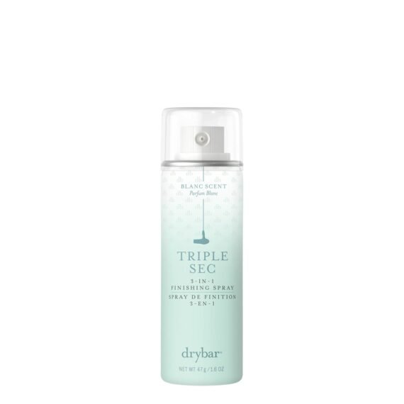 Drybar Triple Sec 3-in-1 Finishing Spray - Travel Size, Blanc Scent | Adds Texture, Amplifies and Refreshes Hair for Fuller Styles & Absorbs Light Oils, All Hair Types