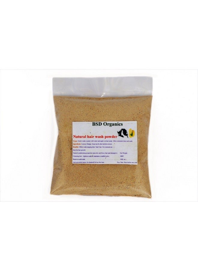 BSD Organics Natural Herbal Hair wash powder (Reetha, Lemon, herbs) - 200 gms