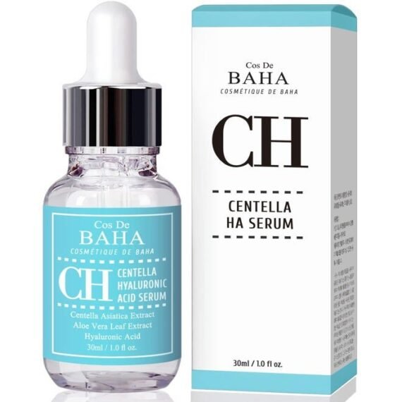 Centella Asiatica Extract Serum with Aloe and Green Tea for Soothing Sensitive Skin - Hydrating Face Serum, 1 Fl Oz