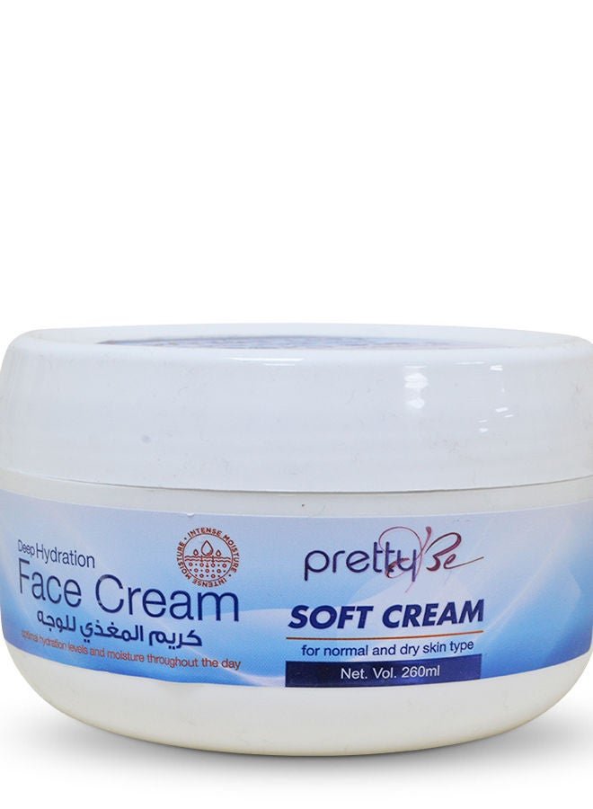 Deep Hydration Soft Face Cream for Normal and Dry Skin Type 260ml