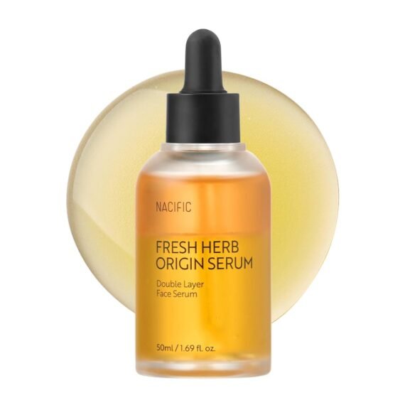 NACIFIC Fresh Herb Origin Serum â€“ Double Layer Bi-Phase Face Serum with GD 7 Complex for Oily & Combination Skin â€“ Vegan, Gentle, Hydrating Vitamin & Botanical Oil Formula â€“ 50ml / 1.69 fl.oz