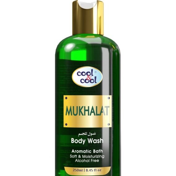 Cool & Cool Mukhalat Body Wash 250 ML-Enriched with Vitamin E, Soft, Creamy and Moisturizing