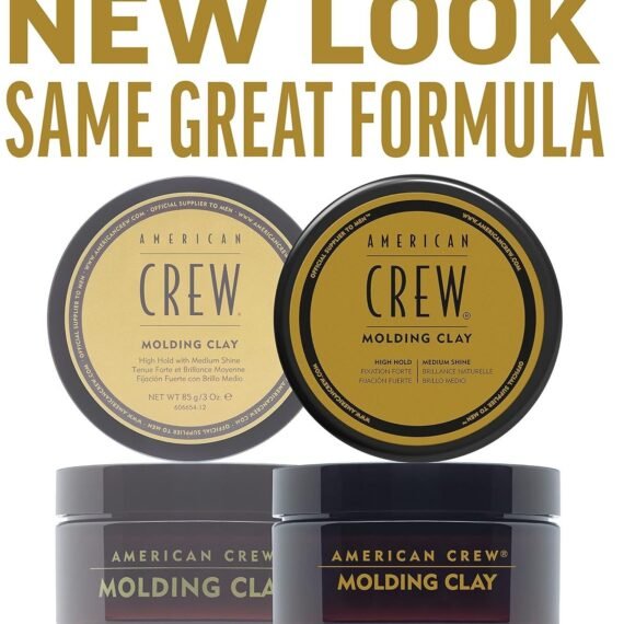 American Crew Men's Hair Molding Clay high hold medium shine 85