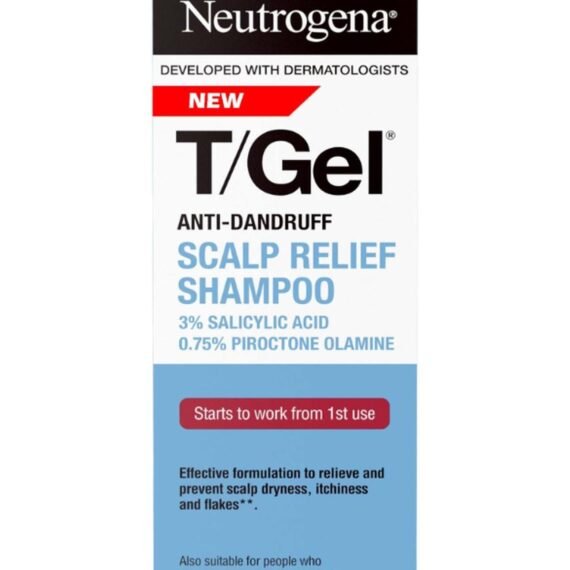 T/Gel Therapeutic Anti Dandruff Shampoo For Treats Itchy And Flaky Scalp Skin 250ml