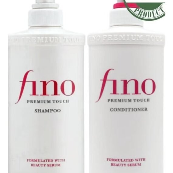 Shiseido Fino Premium Touch Moist Shampoo & Conditioner Set 550ml – Deep Moisturizing and Nourishing Hair Care Bundle for Dry and Damaged Hair