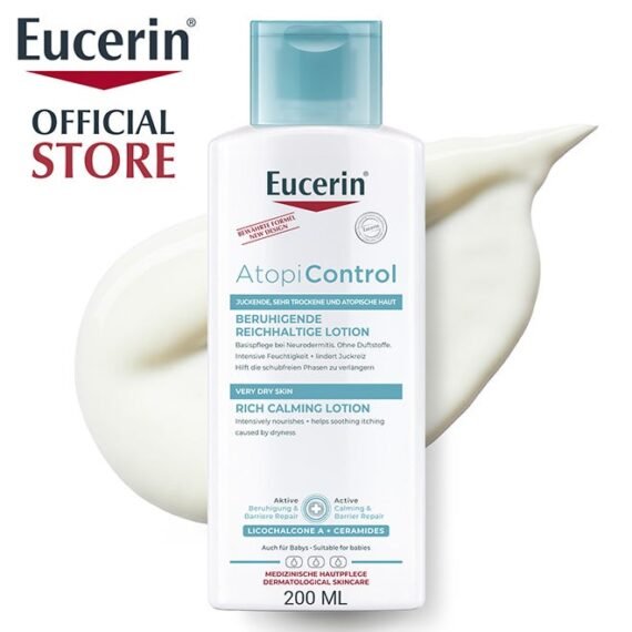Atopicontrol Body Lotion With Natural Omega Oils And Ceramides, Preserves Skin Barrier For Atopic And Dry Skin 250ml