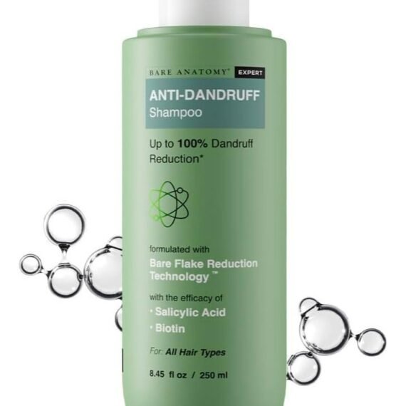 Anti Dandruff Shampoo | Reduces Up to 100% Dandruff and Strengthens Hair | Derma Approved Shampoo with Salicylic Acid & Biotin  250ml
