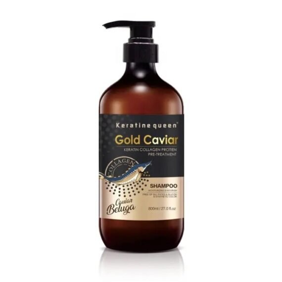 Hair shampoo Protein Queen Keratin Gold Caviar Shining Nourishing Keratin Collagen Hair Shampoo