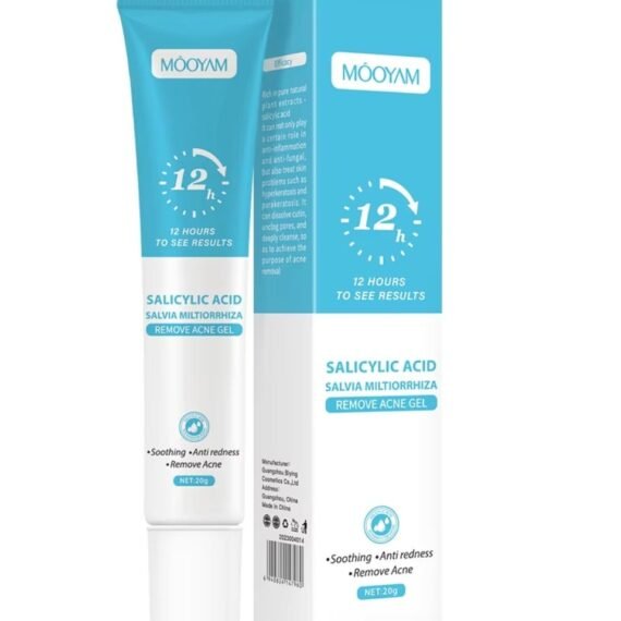 Salicylic Acid Acne Gel 12H Results Soothing Acti Redness Acne Cream Repair Damaged Skin Oil Control Tighten Pores Moisturizing Hydrating Acne Treatment Cream 20g