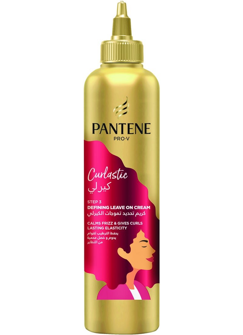Pro-V Curlastic Defining Anti-Frizz Leave-On Cream For Lasting Elasticity