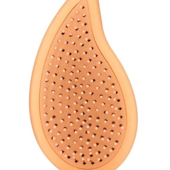 Go Green Detangler Orange Coconut Oil, Compact Hair Brush, Eco Friendly, Plant Based Plastic, Intelliflex, Bristles Gentle Detangling, Control, Comfort, Convenience Haircare