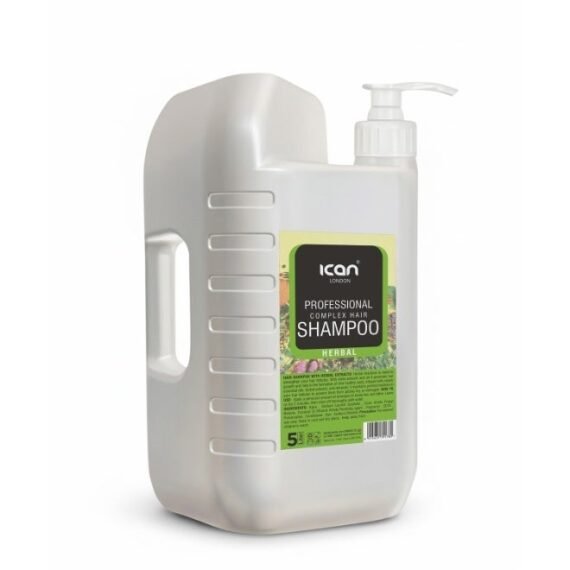 ICAN London Professional Complex Herbal Shampoo 5 Litre | Salon Size Deep Nourishing & Repair Hair Cleanser