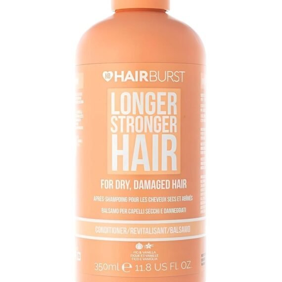 Hair Conditioner For Dry & Damaged Hair - Moisture Locking, Breakage Reducing, Colour Protecting - Enriched with Vitamin B5, Almond Oil & Fig Extract - Silicone Free UK Made
