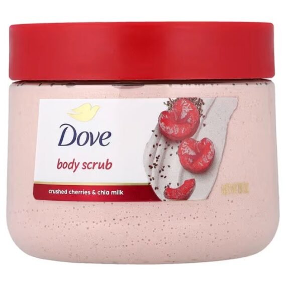 Dove, Body Scrub, Crushed Cherries & Chia Milk, 15 oz (425 g)