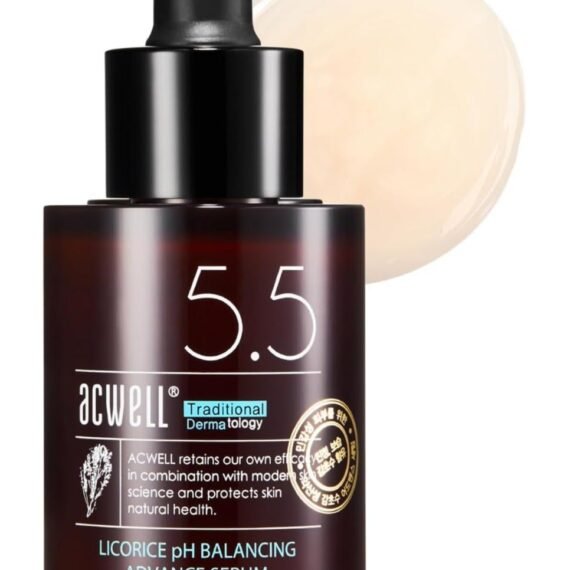 Licorice pH Balancing Advanced Facial Serum Ampoule 1.01 fl.oz. - Radiance and Dark Spot care Face Serum for Dull Skin, Reduces Acne and Blemishes, Minimizes Fine Lines, Healthy Glow Skin