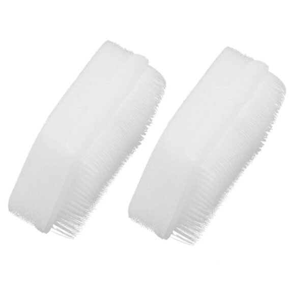 2 Pack Sensory Brushing Therapy Brushes, Adult & Newborn, White, for Deep Pressure & Soothing