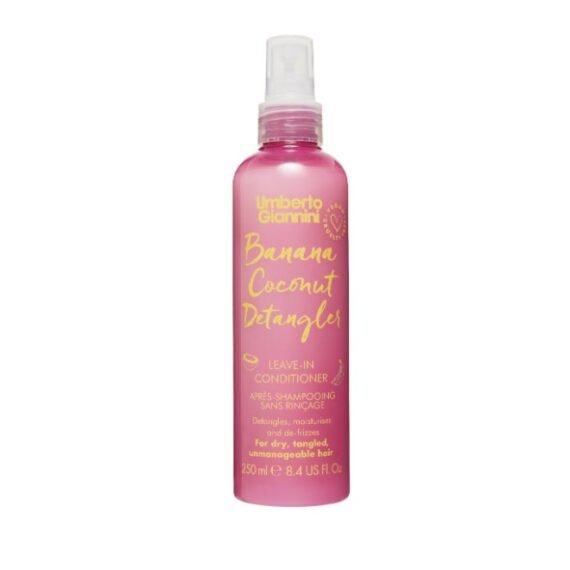 Banana & Coconut Leave-In Detangler - Instantly Smoothes Knots & Tangles, Hydrates & Strengthens Hair, Leaves a Tropical Scent (250 ml)