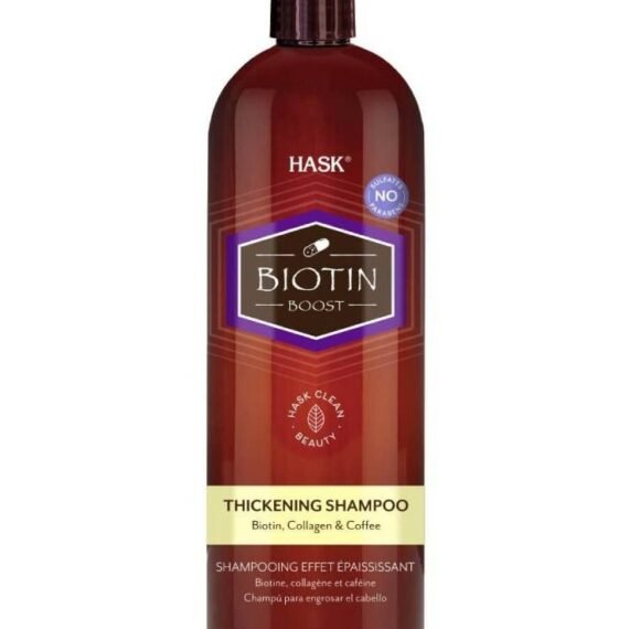 Biotin Boost Thickening Shampoo for Fine, Flat Hair - Volumizes, Strengthens & Fortifies with Collagen & Coffee (1 L)