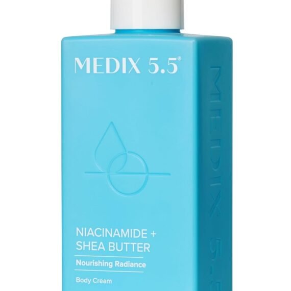 MEDIX Fragrance Free Niacinamide Face Moisturizer + Shea Butter Cream For Face & Body Lotion | Anti Aging Skin Care Firming Cream For Wrinkles, Dark Spots, Large Pores, 15 Fl Oz