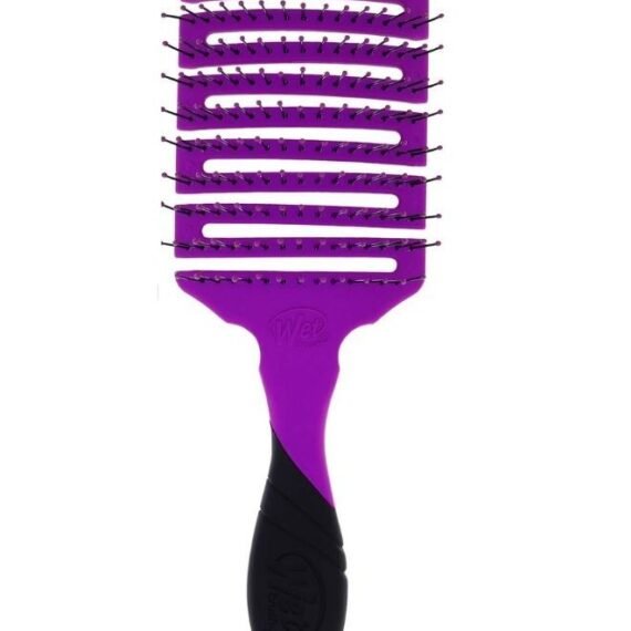Wet Brush Pro Flex Dry Paddle Brush, Purple - Effective Detangling & Ergonomic Design