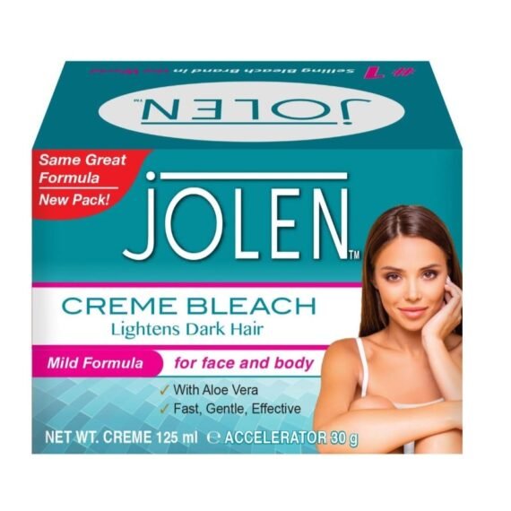 Jolen Mild Hair Bleach Creme 125 ml – Gently Lightens Dark Hair