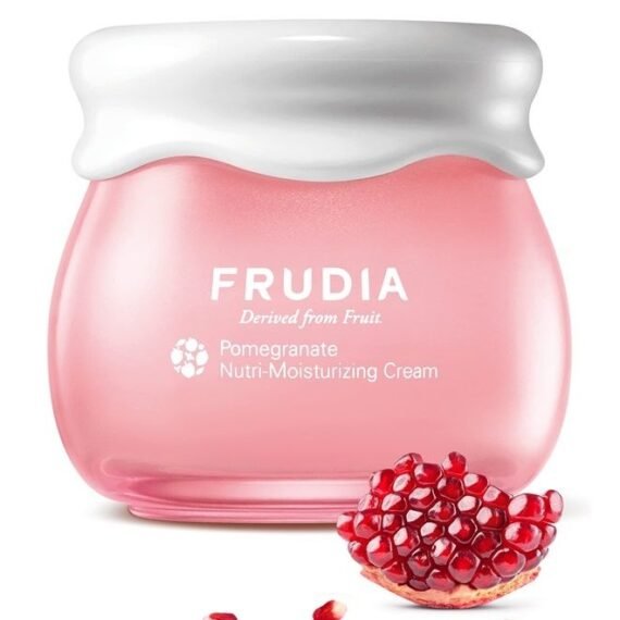 WELCOS Pomegranate Nutri-Moisturizing Face Cream | Facial Moisturizer for Skin Firmness & Vitality Korean Skin Care Face Moisturizer Cream w/Adenosine, Pomegranate & Fruit Seed Oil 1.85 fl oz