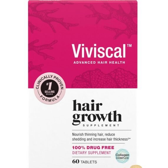 Hair Growth Supplement for Women, Nourish Thining Hair and Increase Hair Thickness - 60 Tablets