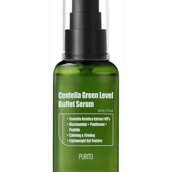 Centella Green Level Buffet Serum 60ml/ 2 fl oz, serum for face, Centella Asiatica,Recovery facial SERUM,vegan