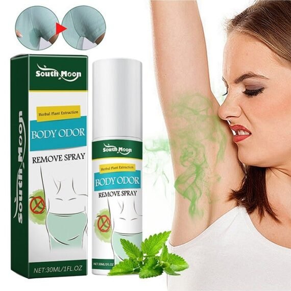 Body Odor Remove Spray- -for Clean Armpit Odor, Body Odor, Sweat Odor, Long Last Freshness & Dryness ,Refreshing Breathable Anti-Perspirant Deodorant Cream Under Armpit