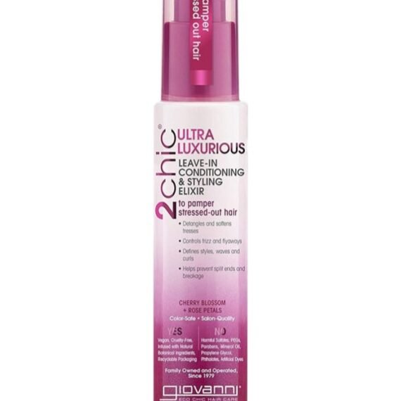 Giovanni 2Chic Ultra-Revive Leave-In Conditioning & Styling Elixir, Hair Care 118ml