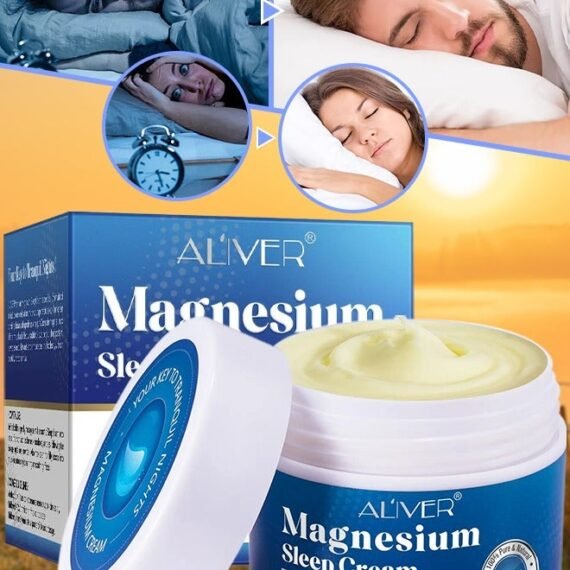 90g Magnesium Sleep Cream Pure Magnesium Body Cream 100% Pure Natural Magnesium Cream for Better Sleep Relief & Relaxation Relieve Muscle Tension Organic Magnesium Cream for Legs Arms Neck Wrist Thigh