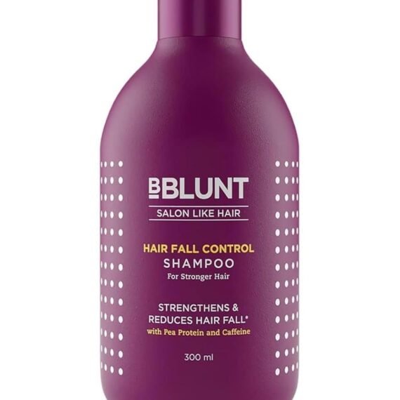 BBlunt Hair Fall Control Shampoo with Pea Protein & Caffeine for Stronger Hair - 300 ml