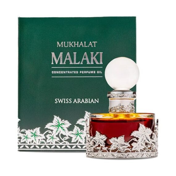 Mukhalat Malaki Perfume Oil, 25ml, Premium Quality Perfume, Unisex Fragrance, Floral, Woody, Spicy, Amber, Luxurious Blend Perfume for Women and Men 25ml