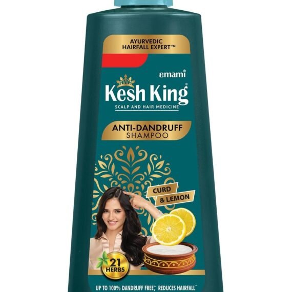 Ayurvedic Anti-Dandruff Shampoo | Reduces hair fall | Soothes itchy scalp | No Paraben & No Silicon | 21 natural ingredients | Enriched with curd, lemon & neem | 600 ml