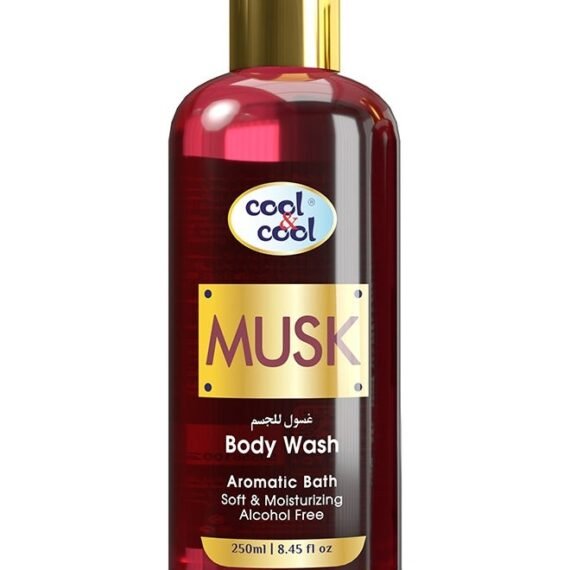 Cool & Cool Musk Body Wash 250 ML-Enriched with Vitamin E, Soft, Creamy and Moisturizing