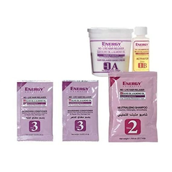 No-Lye Hair Relaxer Kit