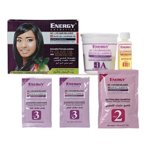 No-Lye Super Strength Hair Relaxer Kit