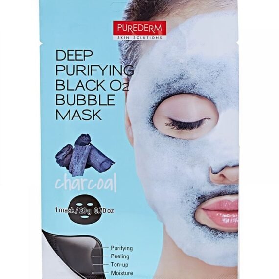 Deep Purifying Charcoal Bubble Mask 20grams