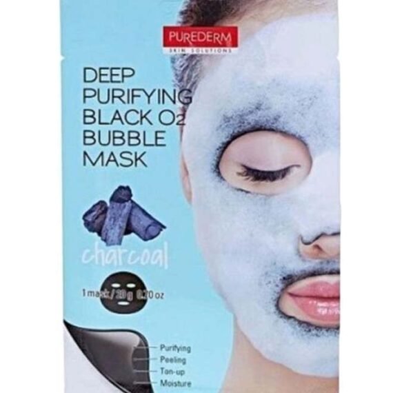 Deep Purifying O2 Detoxifying Bubble Mask Black 20grams