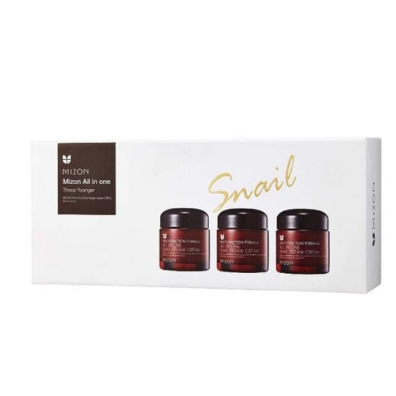 3-Piece All In One Snail Repair Cream 3 x 75ml