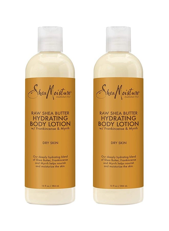 2-Piece Raw Shea Butter Body Lotion Set 2x384ml