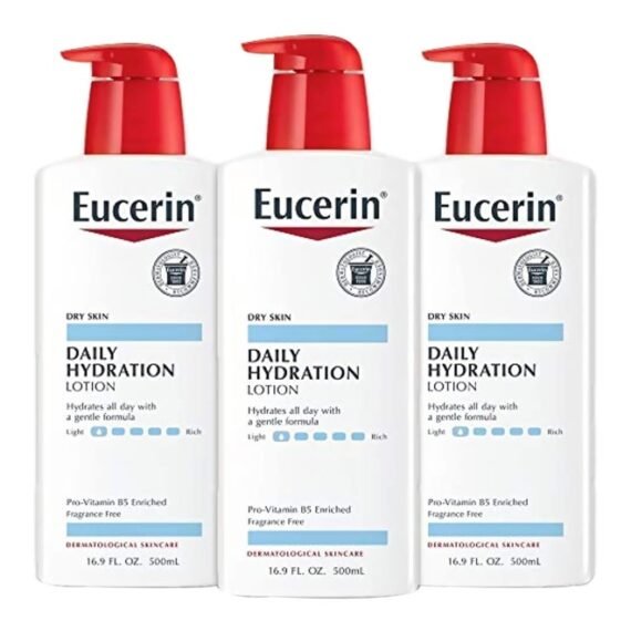 3-Piece Daily Hydration Lotion Set White 500ml